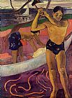 Paul Gauguin Man with an Ax painting